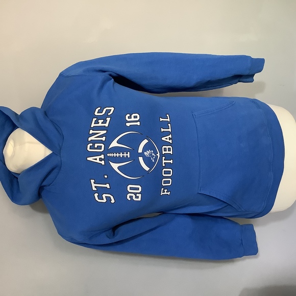 Other - Retro Champion St Agnes Football Hoodie - Size S - Royal Blue - P2P 18”
